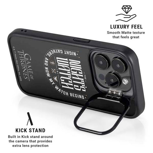 Game of Thrones: The Nights Watch iPhone 15 Pro Kickstand Case